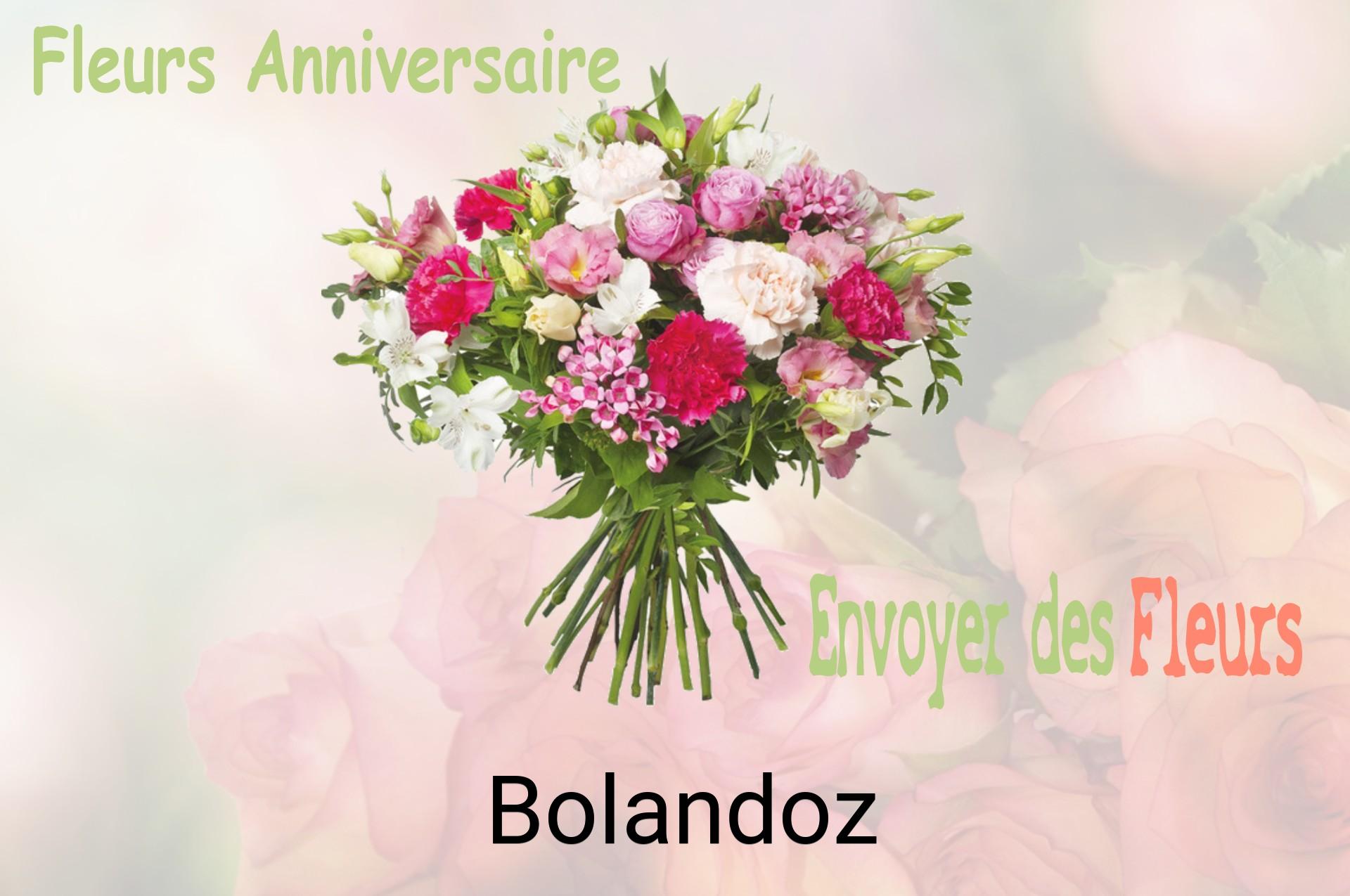 Bouquet de fleurs d’anniversaire livré à Bolandoz